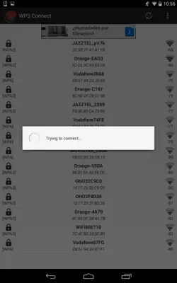 Wifi Cracker android App screenshot 0